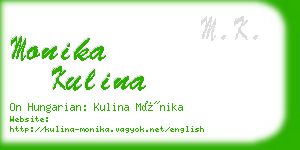 monika kulina business card